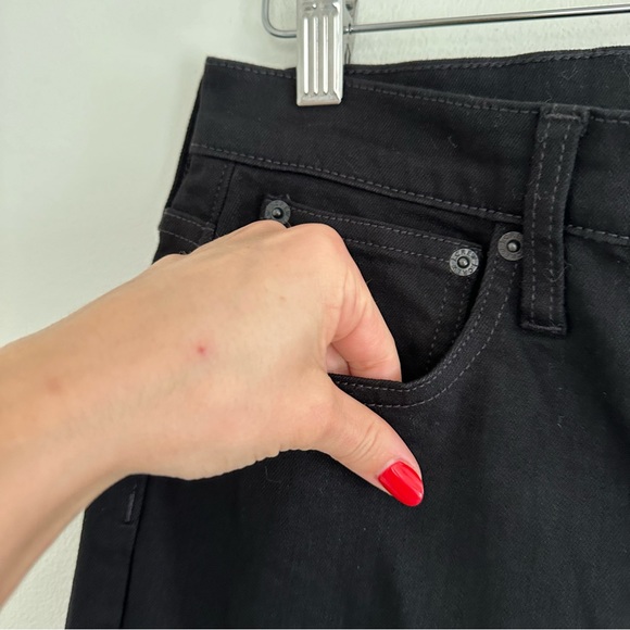 NWT J. Crew Essential Straight Stretch Jeans Black BT022 - Picture 5 of 12